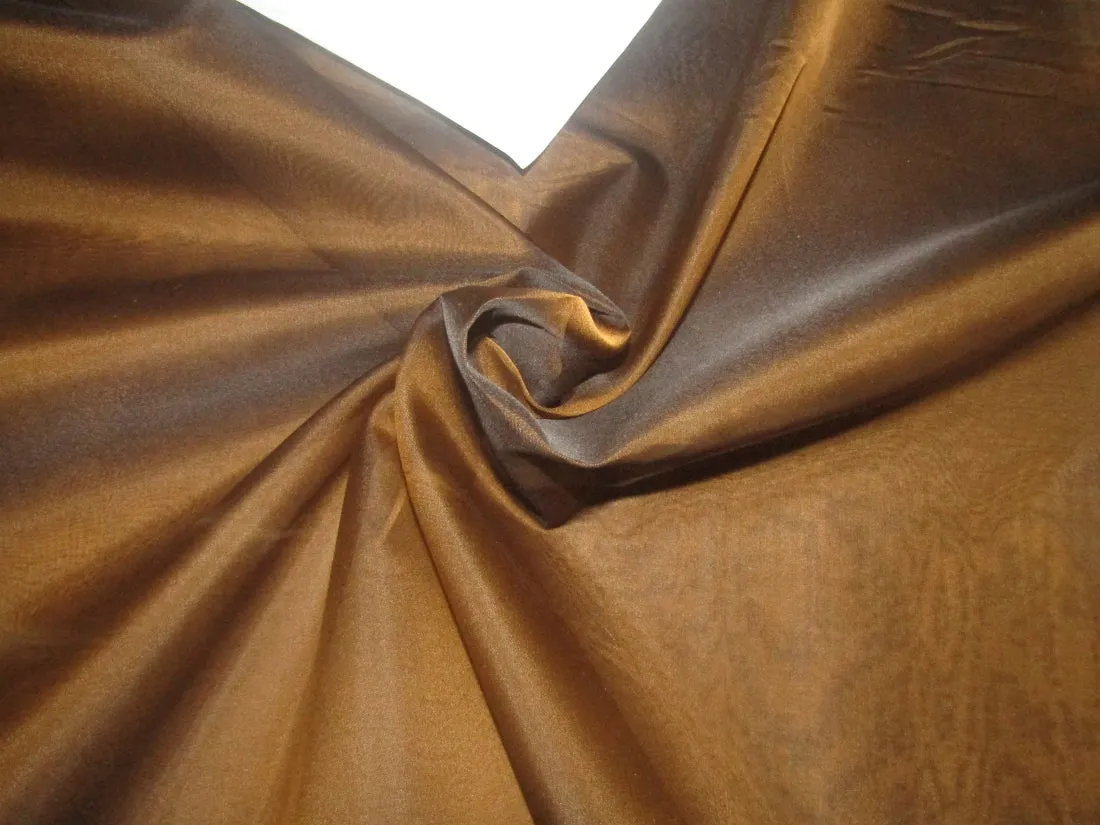 100% silk organza brown x black fabric 44&quot;