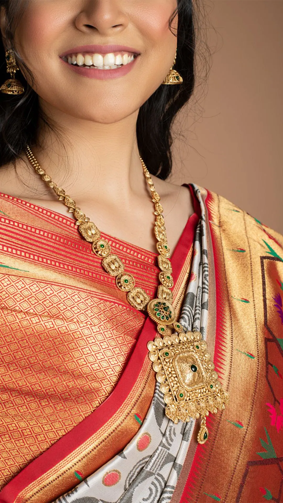 Abstract Banarasi Silk Saree