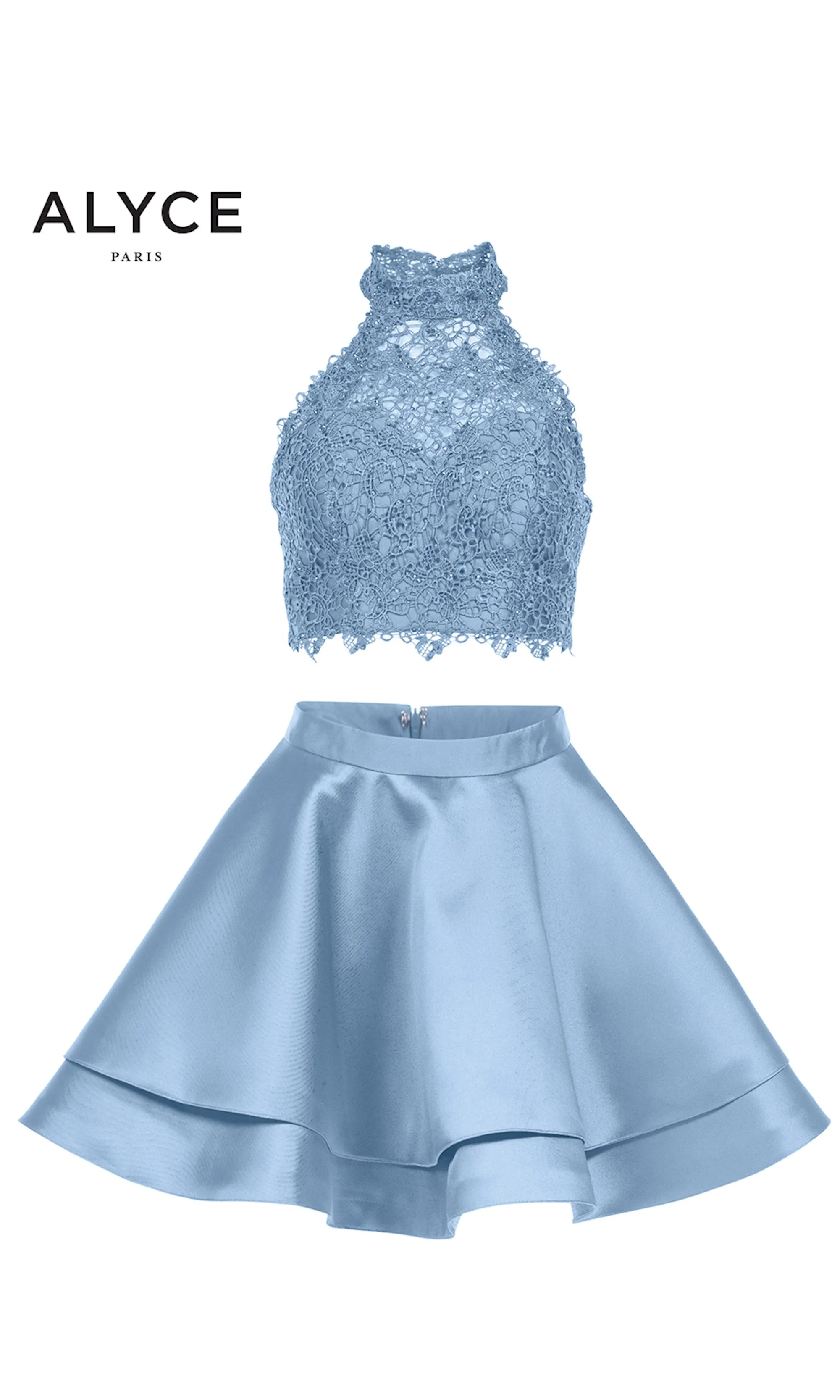 Alyce Paris 2PC French Blue 3735