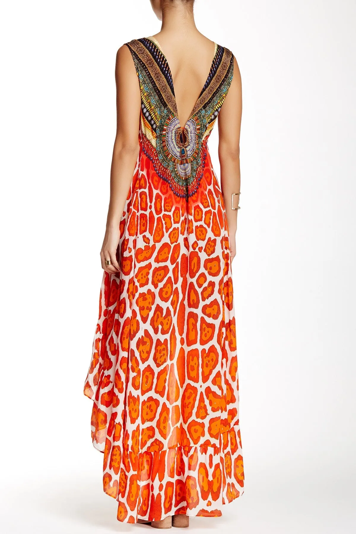 Animal Print Long Summer Dresses