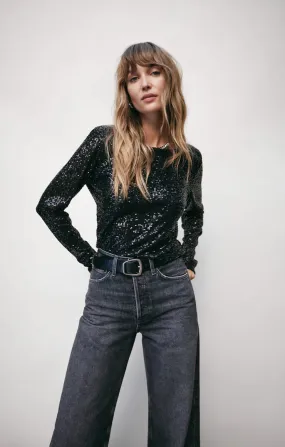 Aurora Sequin Top