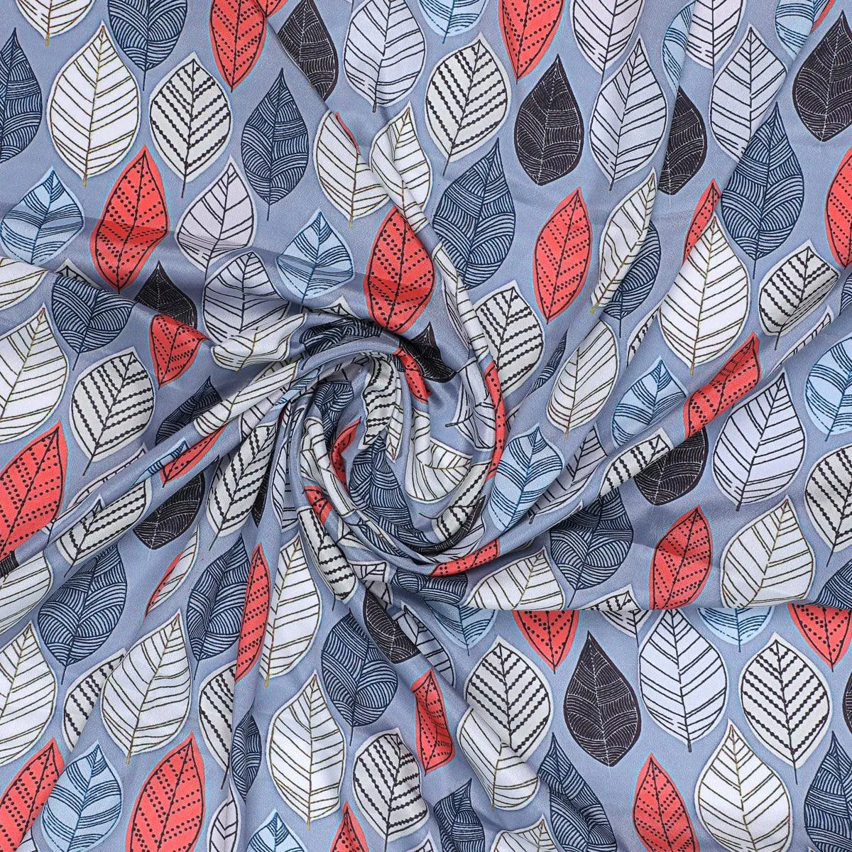 Autumn Leaves Digital Printed Fabric