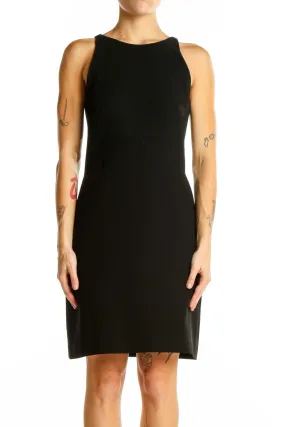 Black Sleeveless Cocktail Dress