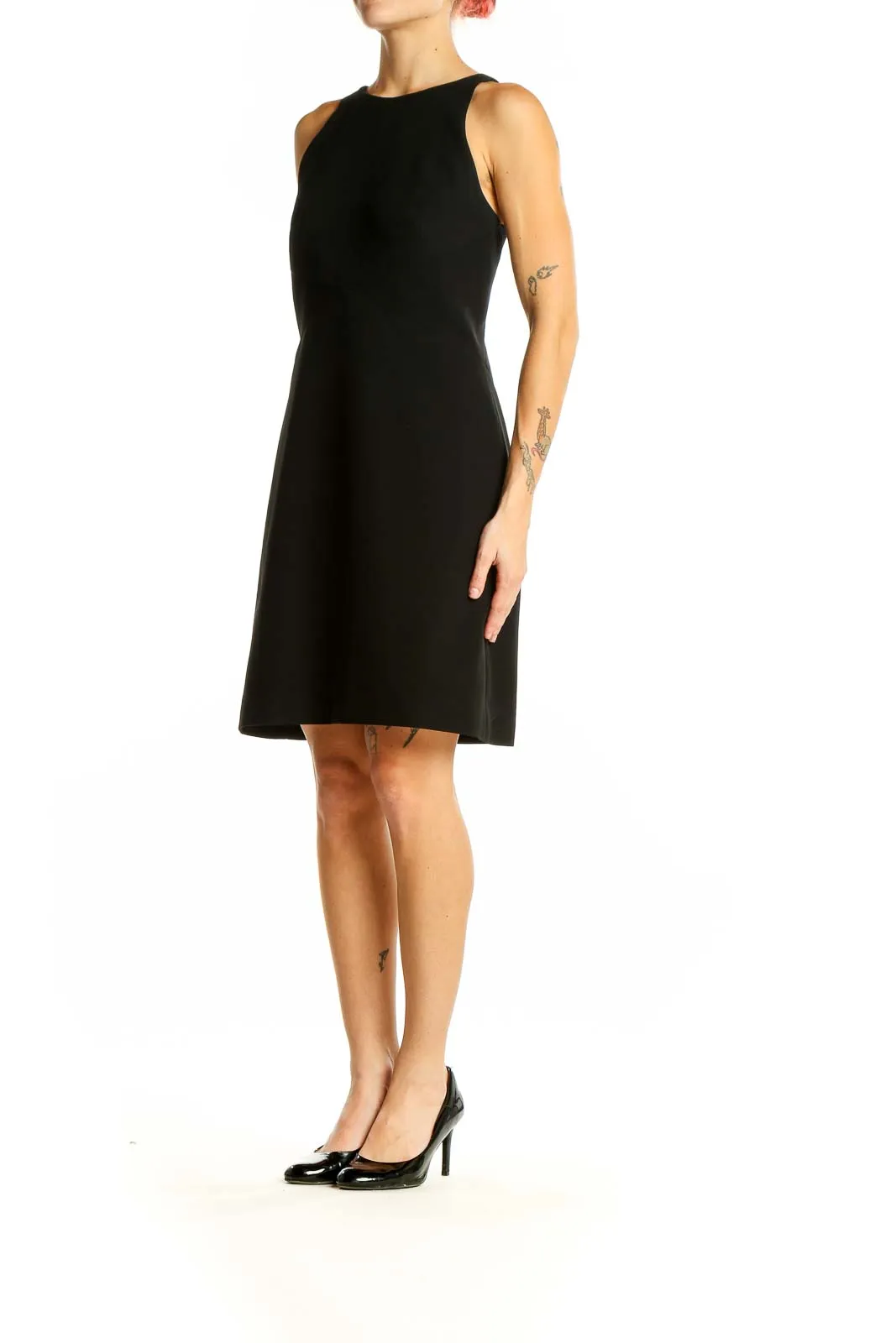 Black Sleeveless Cocktail Dress