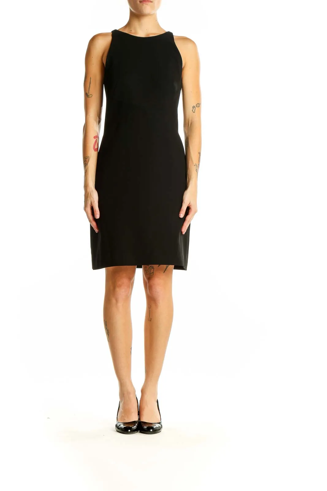 Black Sleeveless Cocktail Dress