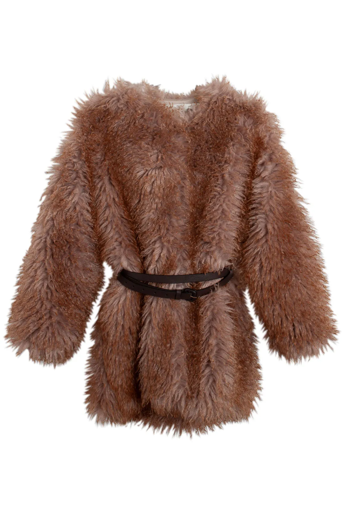 Camel Faux Fur Fifi Jacket