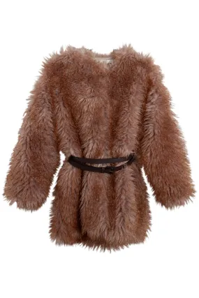 Camel Faux Fur Fifi Jacket