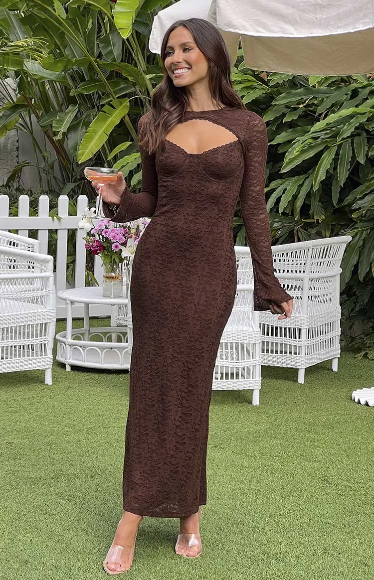 Camielle Brown Maxi Dress