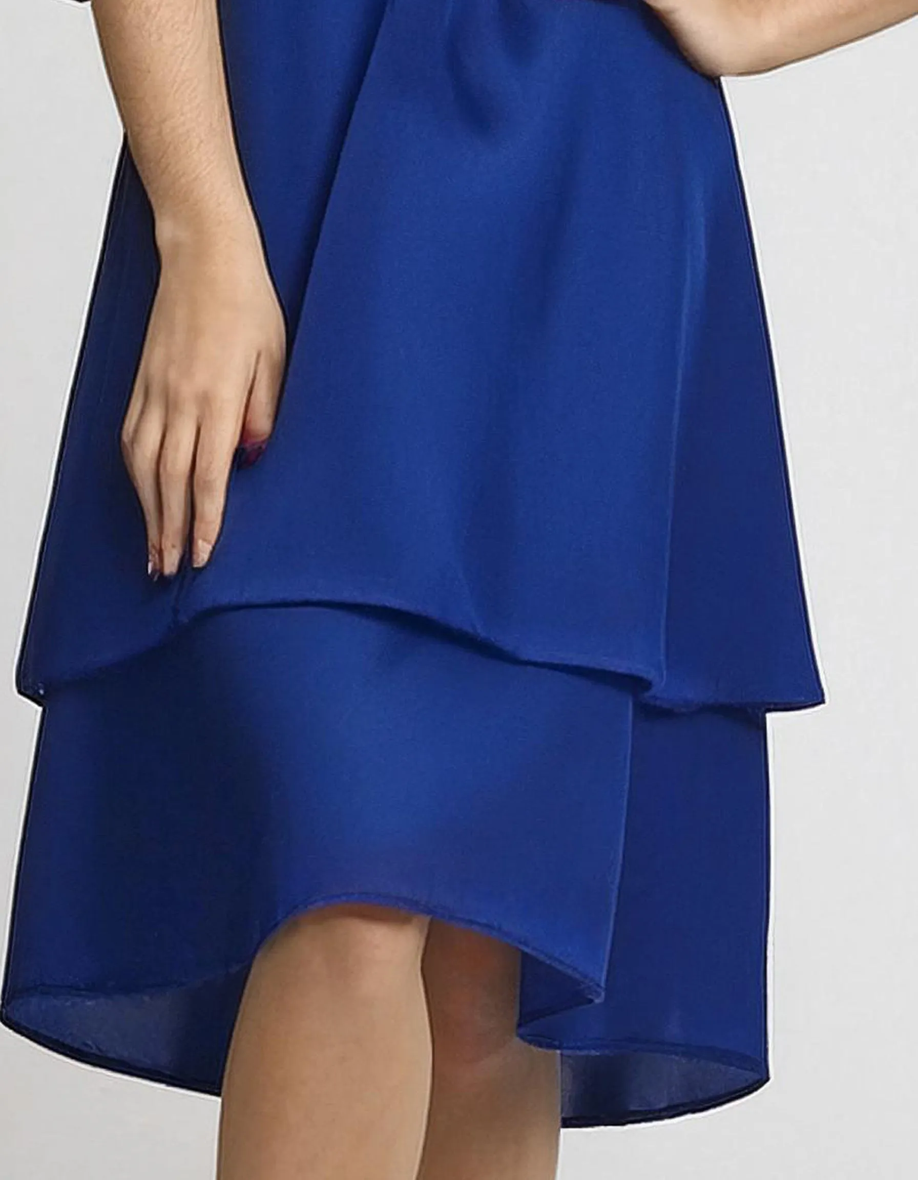 Cobalt Allure Cocktail Dress