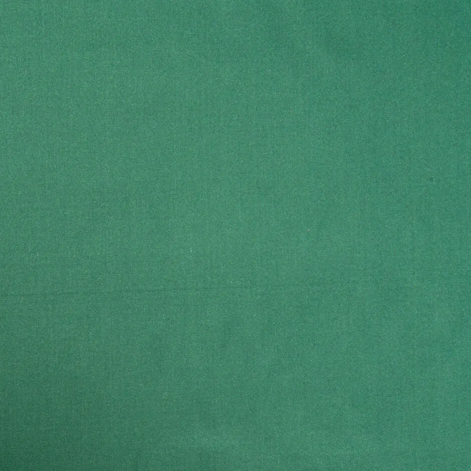 Dark Jade Green Plain Silk Taffeta