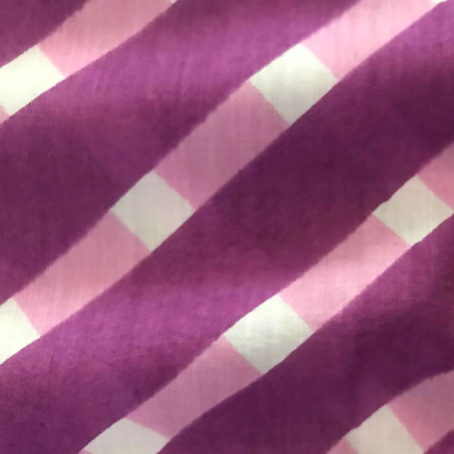 Dark Purple And White Viscose Muslin Silk Fabric