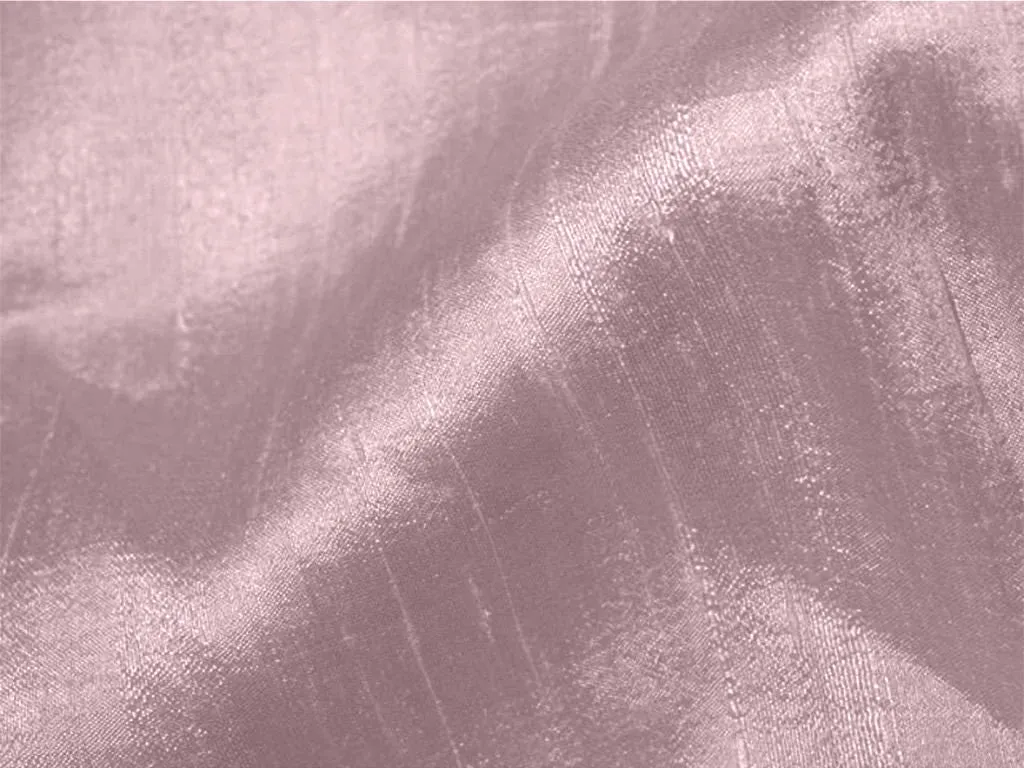 Dusty Lilac Plain Bangalore Raw Silk Fabric