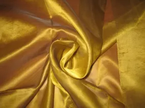 GOLD WITH BLACK SHOT SILK ORGANZA FABRIC 54&quot; WIDE