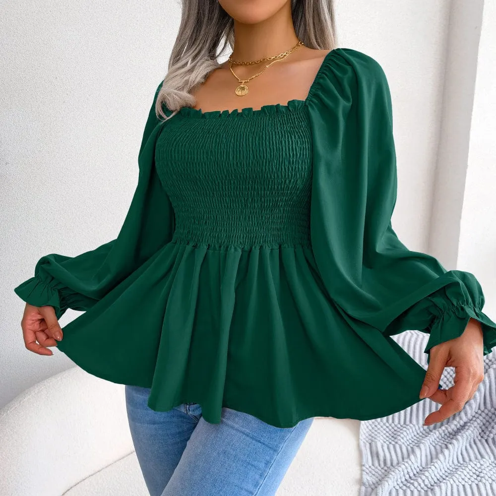 Hazel Long Sleeve Chiffon Shirt