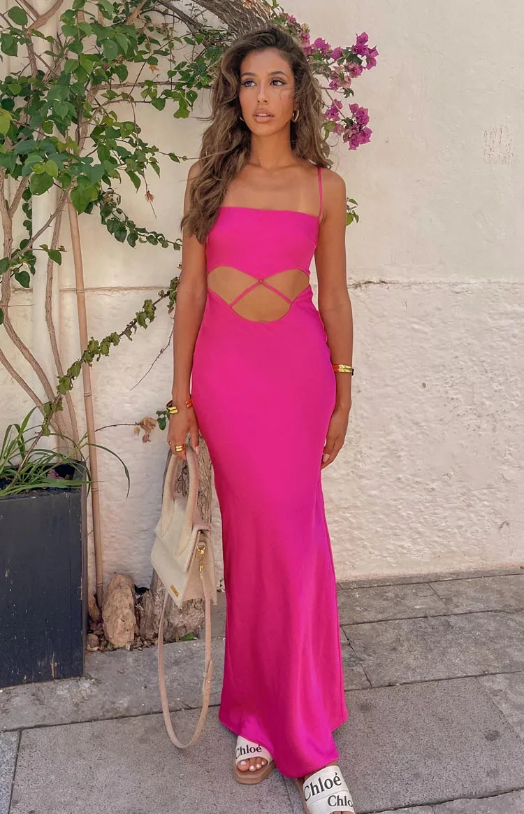 Kimmi Pink Maxi Dress