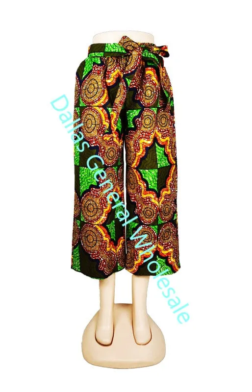 Ladies Dashiki Palazzo Capris Pants Wholesale