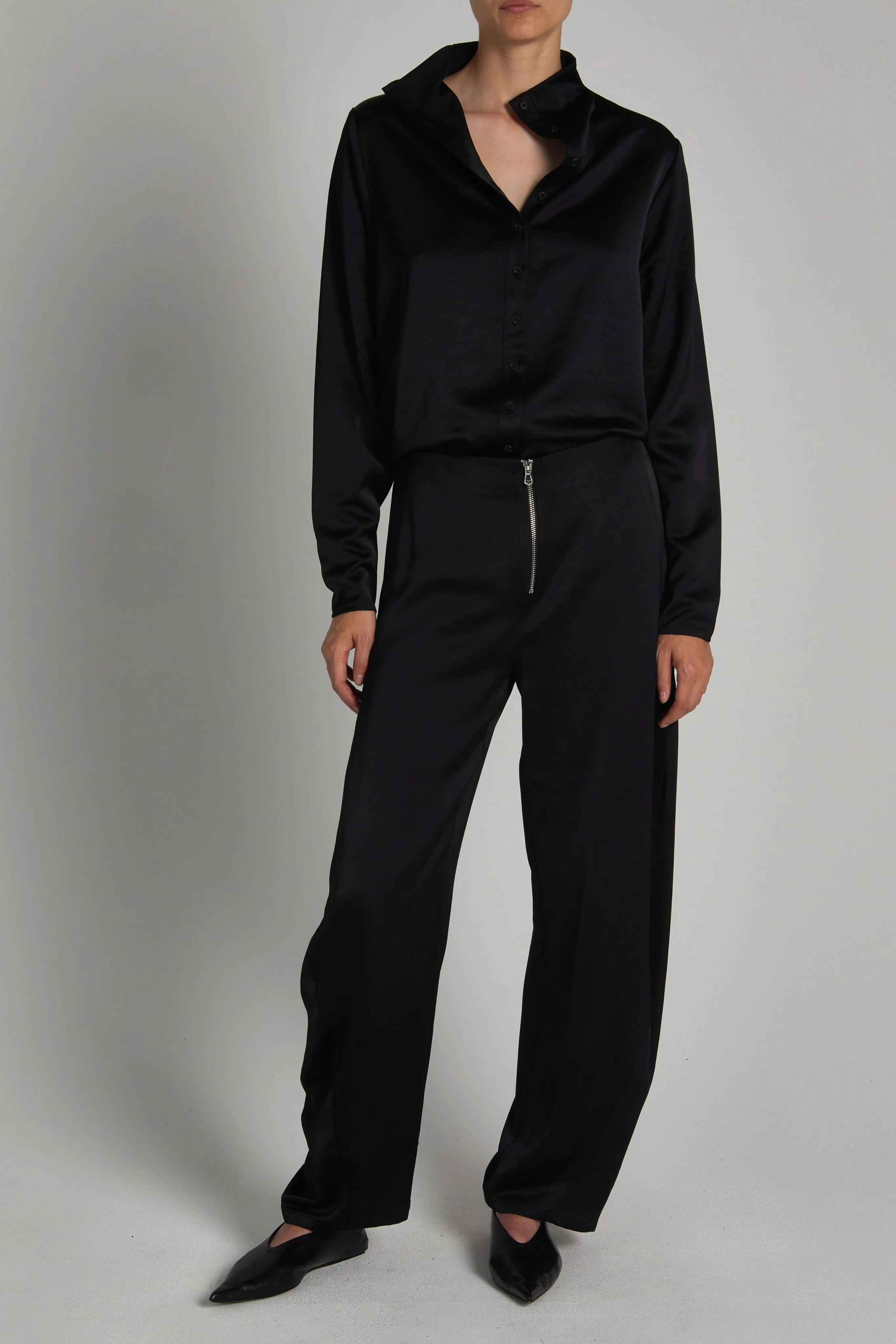 Lance Zipper Pant, Black