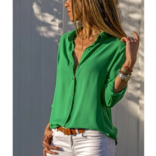 Long Sleeve Elegant Women Tops