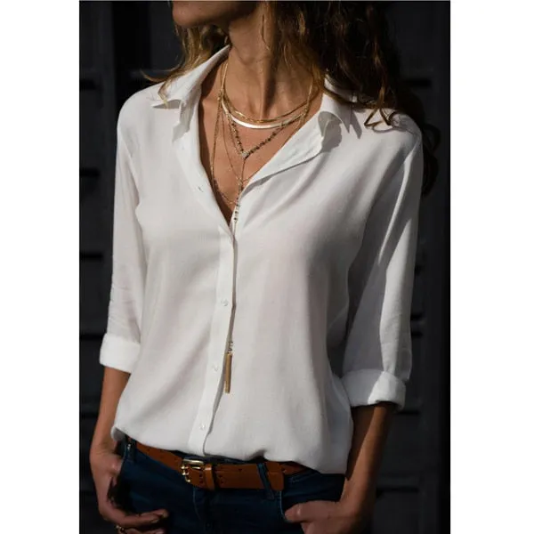 Long Sleeve Elegant Women Tops