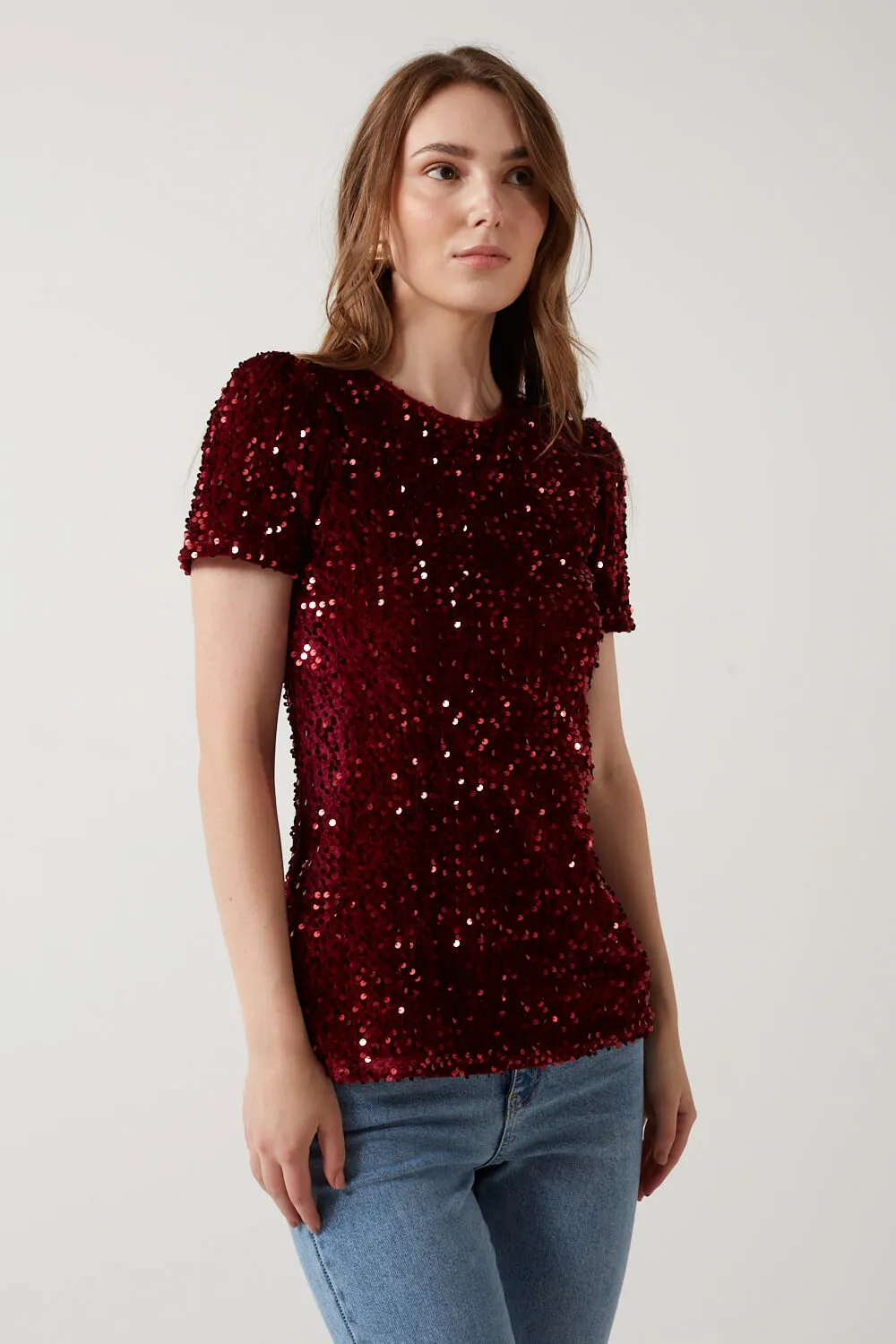 Marc Angelo Sequin Top