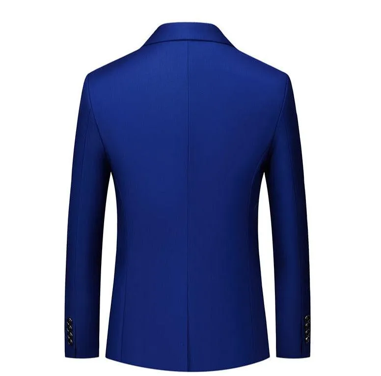 Men Blazer - 1-Button Style Blue Blazer