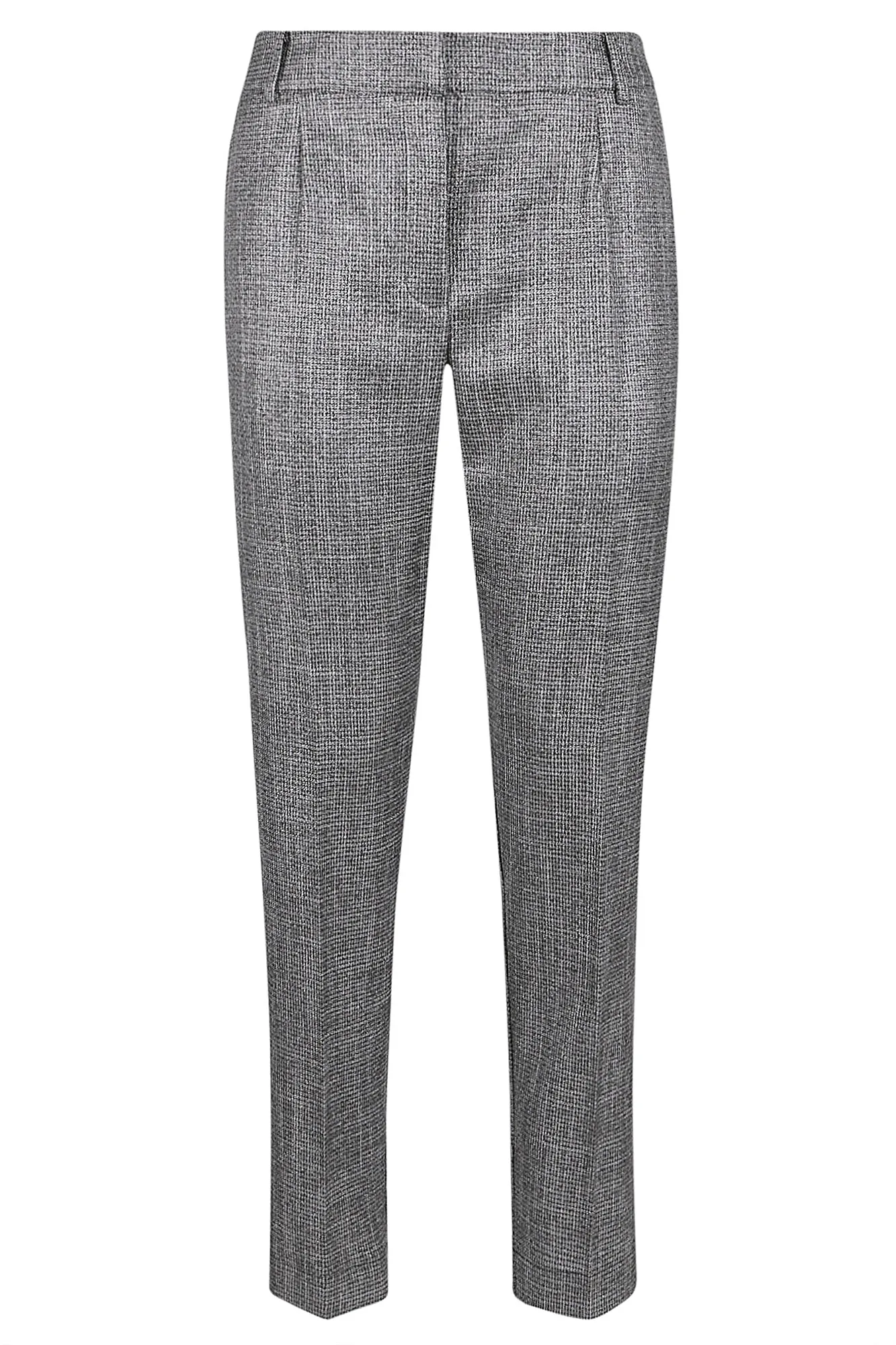 Metalic Plaid Trouser