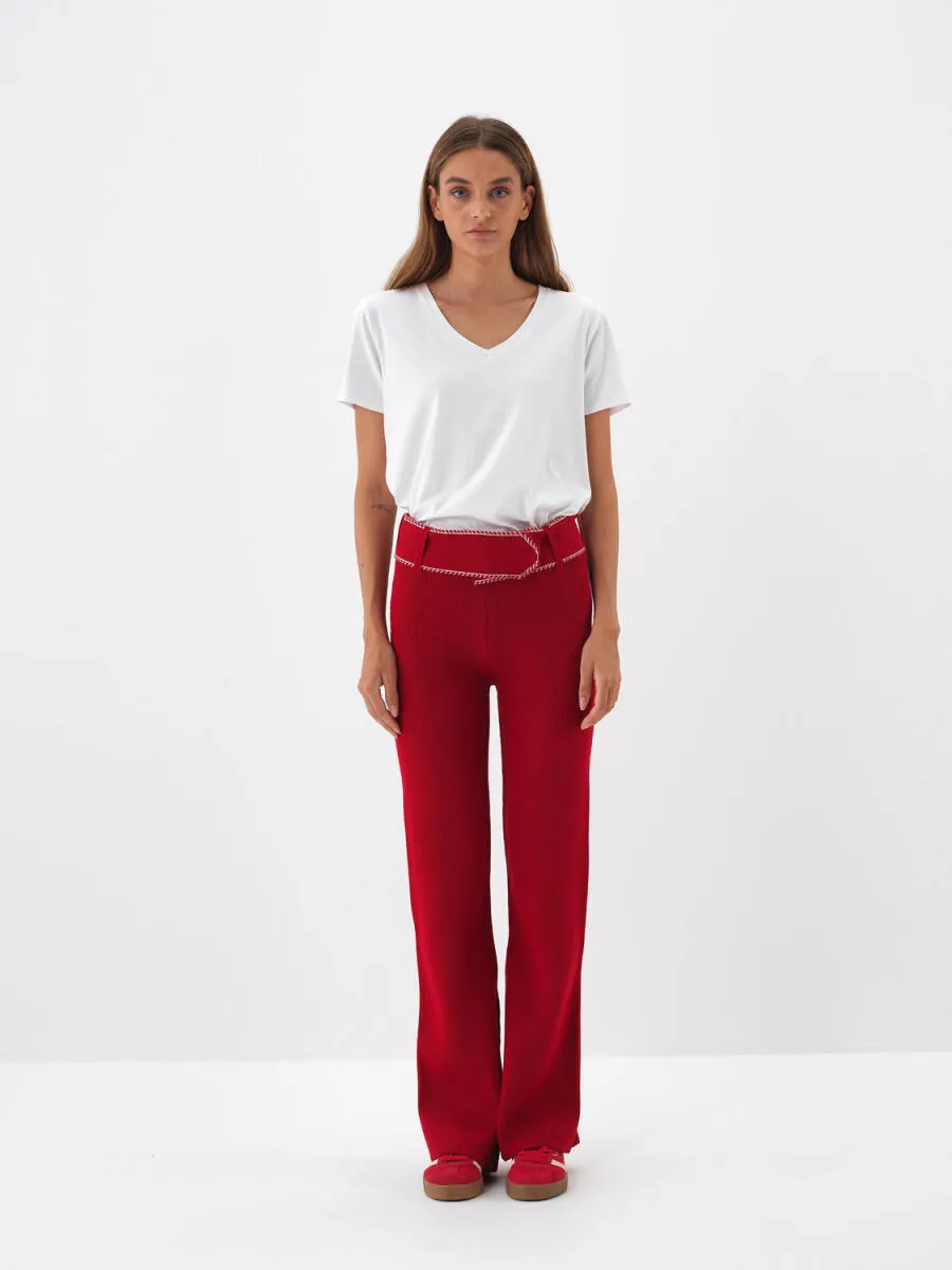 Ranya Straight Leg Knit Pants