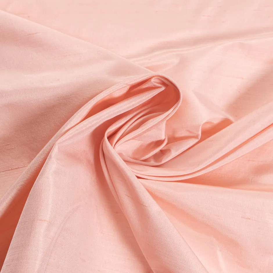 Rose Pink Silk Shantung