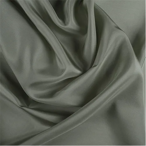 Runway Silks Dark Sage Silk Crepe de Chine Fabric