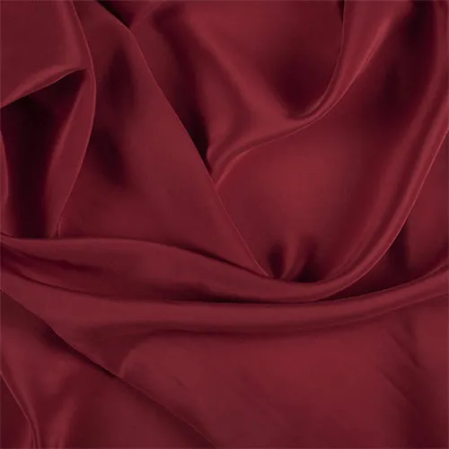 Runway Silks Red Silk Crepe de Chine Fabric