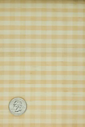 Sand Gingham Shantung 551 Fabric