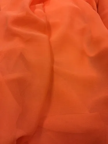 Silk Chiffon - 8mm 44-inches Wide Salmon Close-Out