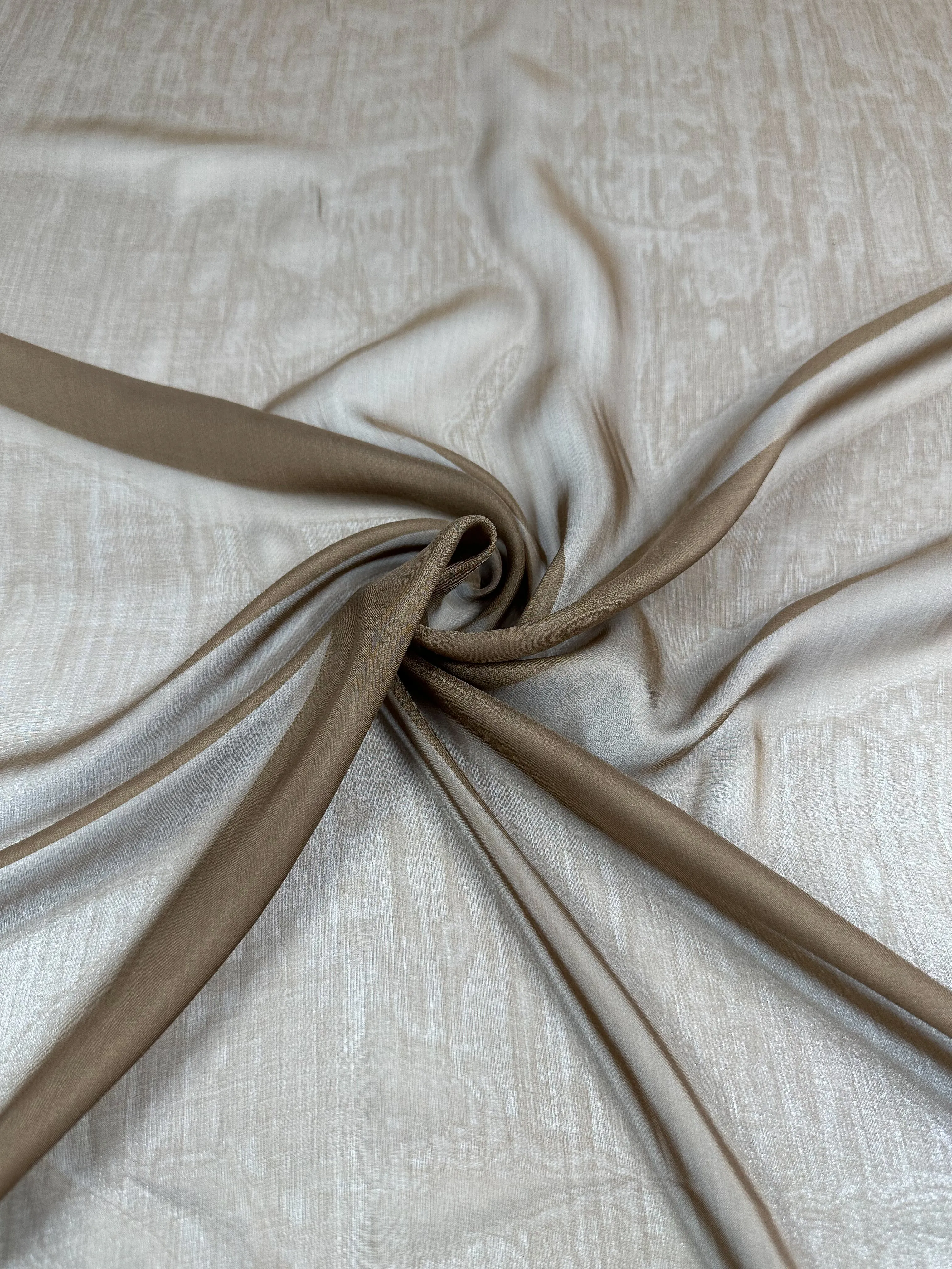 Silk chiffon - Coca Mocha - 112cm