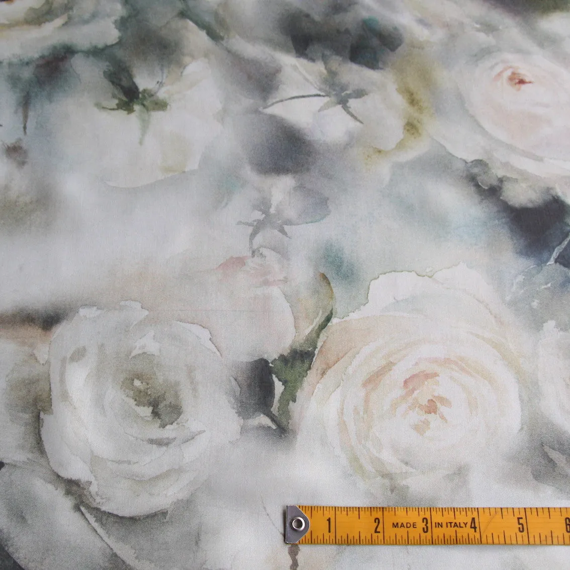 Snow Roses Chiffon