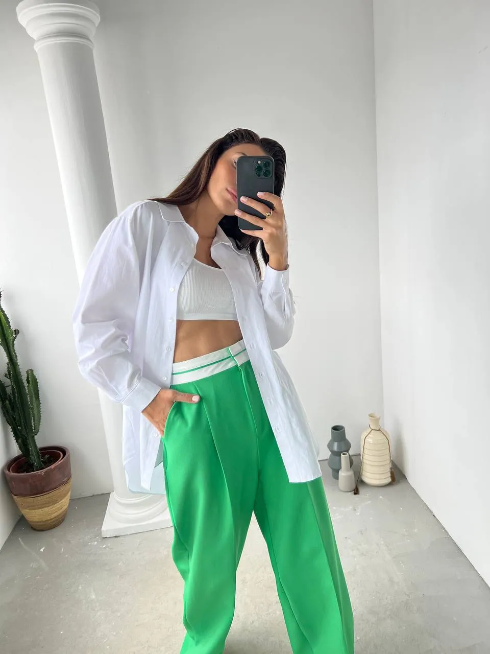 strip waist palazzo pants