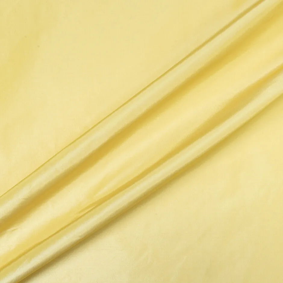 Sunflower Yellow Plain Silk Taffeta