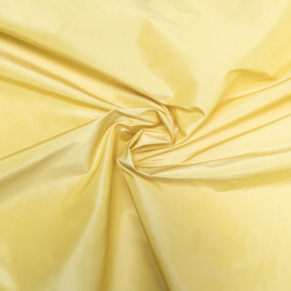 Sunflower Yellow Plain Silk Taffeta