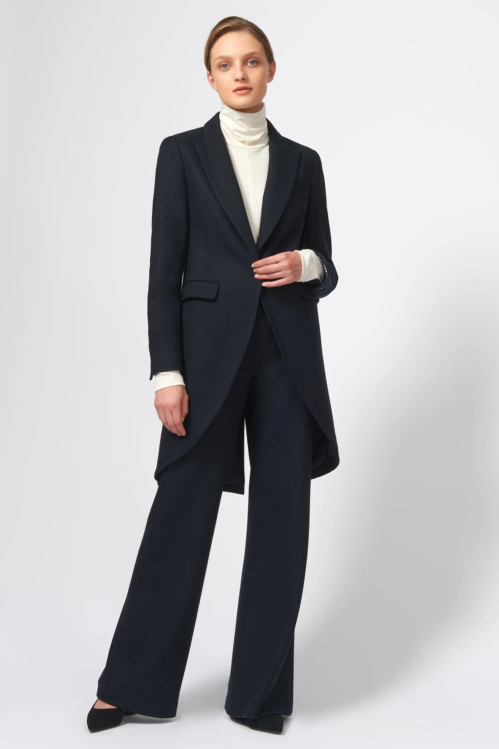 Tailored Tux Blazer - Midnight