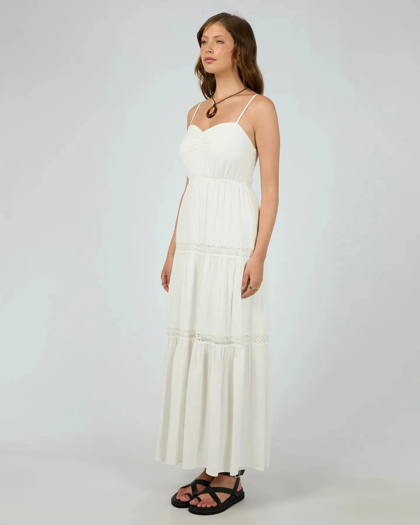 Toledo Maxi Dress - Vintage White