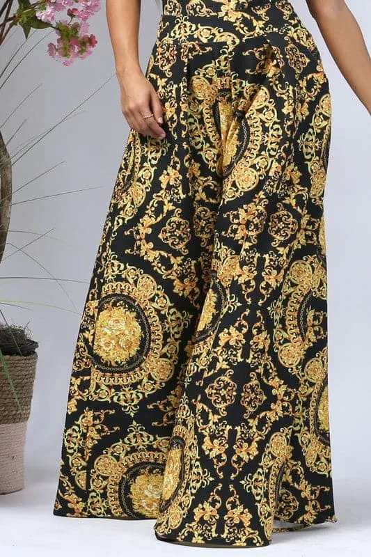 Wide Leg Palazzo Pants